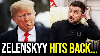 Zelenskyy HITS TRUMP BACK with Hilarious Troll [upl. by Soutor]