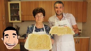 Italian Grandma Makes FRESH SPAGHETTI PASTA FROM SCRATCH [upl. by Acireh]