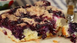 Blueberry Cake Classic Version  Joyofbakingcom [upl. by Tamara]